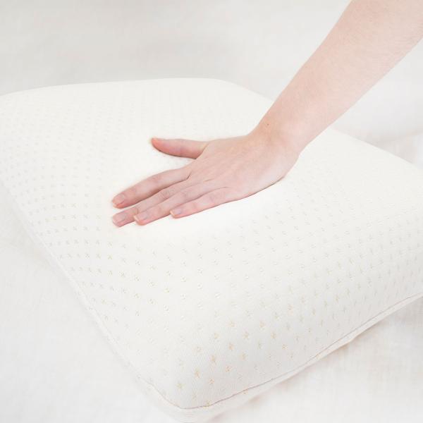 Kopfkissen aus hochwertigem Memory-Schaum, Grösse M, mit abnehmbarem Bezug, Atmungsaktiv, Ergonomisch geformt