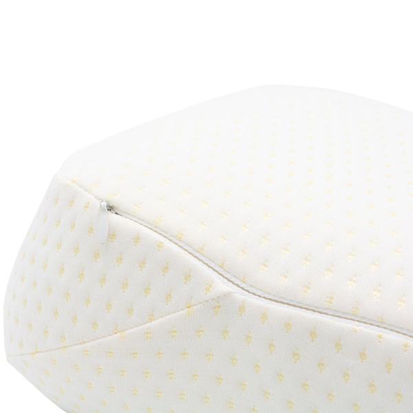 Schlaf-Nackenkissen aus Memory-Schaum, mit abnehmbarem Bezug, OEKO-TEX Standard 100, Atmungsaktiv, Ergonomische Kopfkissen Form