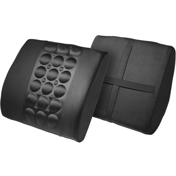 Ergonomisches Rückenkissen aus Memory-Schaum, mit abnehmbarem Bezug, Lendenkissen für bequemes Sitzen am Arbeitsplatz, Homeoffice, Auto, Büro u.v.m.