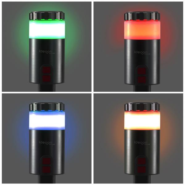 Professionelle Outdoor-LED-Leuchte mit Stativ – Mobiler Akku-Strahler mit 180° schwenkbarem Kopf, dimmbar, RGB & Powerbank