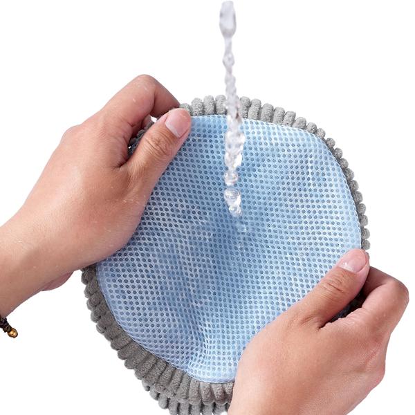 2er-Set Schuhwaschbeutel mit Reinigungsfasern: Schont Sneaker & Turnschuhe in der Waschmaschine, Effektive Reinigung & Schutz - strahlend saubere Schuhe