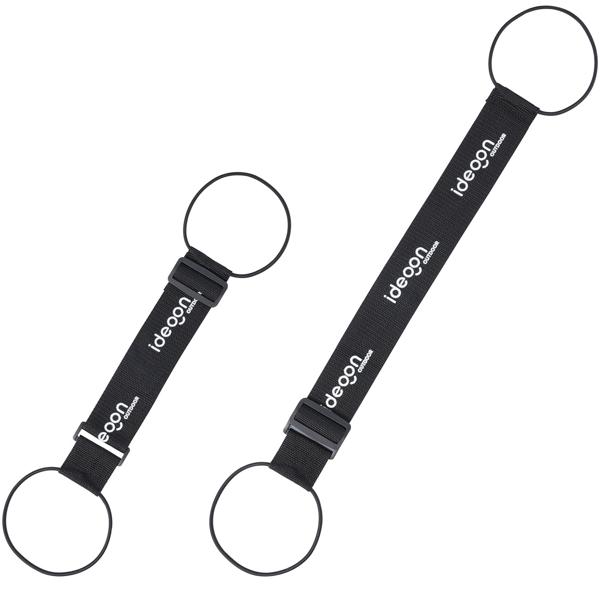 Zusatzgepäck-Gurt (2er-Set) für Koffer – Elastischer Gurt für Handgepäck, Rucksack & Reisetaschen – Sicherer Ringverschluss