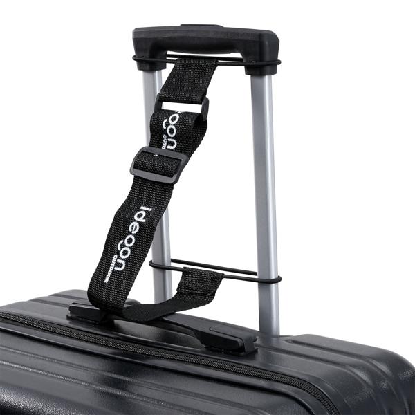 Zusatzgepäck-Gurt (2er-Set) für Koffer – Elastischer Gurt für Handgepäck, Rucksack & Reisetaschen – Sicherer Ringverschluss