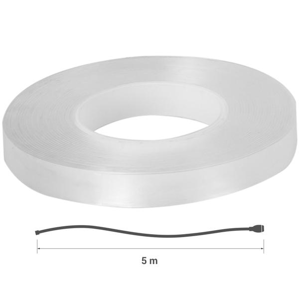 2er-Set Doppelseitiges Nano-Klebeband Transparent (5m x 10mm): Starke 110g/cm² Haltekraft, Wiederverwendbar, spurlos ablösbar