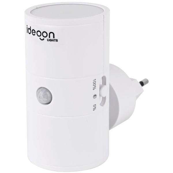 Steckdosen-Nachtlicht dimmbar mit PIR- & Dämmerungssensor – Intelligente Steckdosenlampe mit Bewegungsmelder, 10 LEDs für Flur & Schlafzimmer