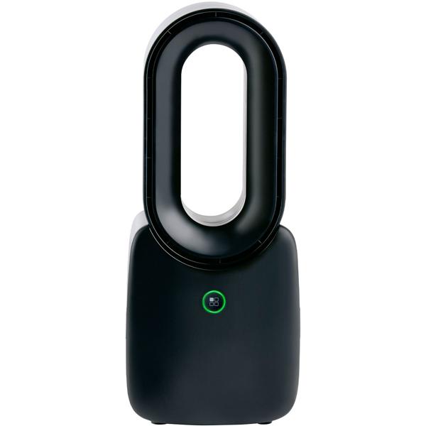 Mobiler Rotorloser Tischventilator (Schwarz) mit LED Licht & Akku: Sicher, leise & kabellos für angenehme Kühlung