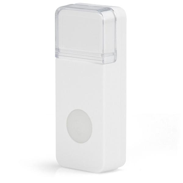 Kabellose Türklingel mit Lichtsignal, 35 verschiedene Melodien, IP44, Funk Türklingel im modernen Design, einfache Installation, grosse Reichweite, Top Empfang