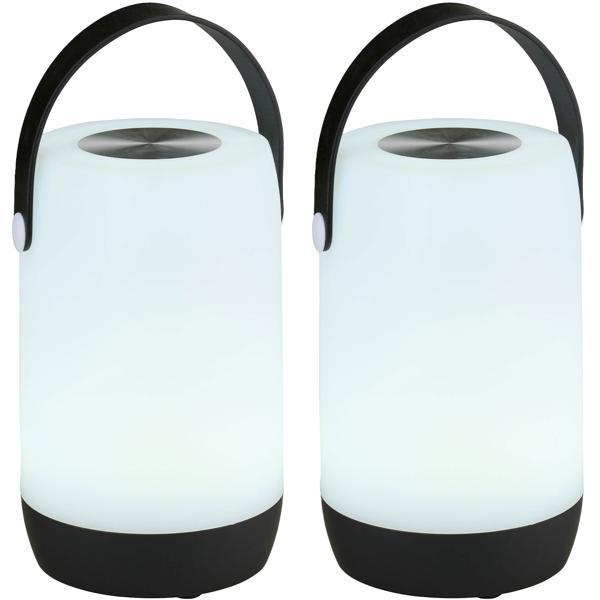 2er-Set Dimmbare LED Nachtlicht Laterne: 2 Leuchtmodi für sanftes Schlummerlicht & gemütliche Atmosphäre