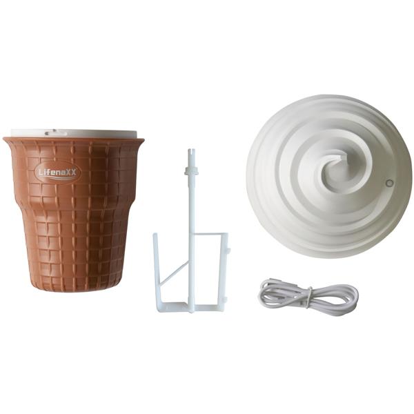 Design Eismaschine 450 ml: Glacé Maker, schnell & einfach – Ideal für cremiges Eis, Sorbet & Frozen Yogurt zu Hause