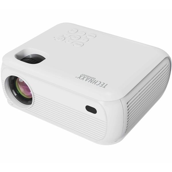 Full-HD Beamer 1080p Heimkino-Projektor mit Lautsprecher – Beamer mit Fernbedienung, Bluetooth, 5G WiFi, Airplay & 120 Zoll Projektion