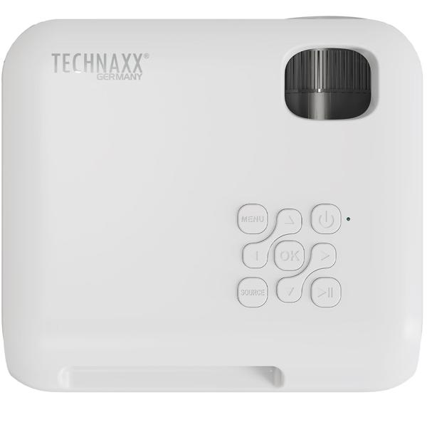 Full-HD Beamer 1080p Heimkino-Projektor mit Lautsprecher – Beamer mit Fernbedienung, Bluetooth, 5G WiFi, Airplay & 120 Zoll Projektion