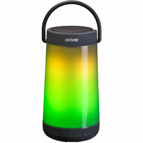 Bluetooth Lautsprecher mit Lichteffekt, 5 Watt: Tragbare Soundbox – Ein Partylautsprecher für stimmungsvolle Musik & bunte Lichtshows