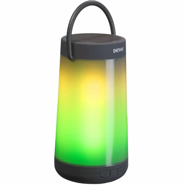 Bluetooth Lautsprecher mit Lichteffekt, 5 Watt: Tragbare Soundbox – Ein Partylautsprecher für stimmungsvolle Musik & bunte Lichtshows