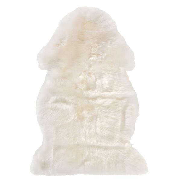Echte Schaffelle 2er-Set - Flauschig & Weich Grau Elfenbein - 90x60cm - Teppich, Bettvorleger, Sitzauflage - Natur & Gemütlich - 100% Schaffell & Leder