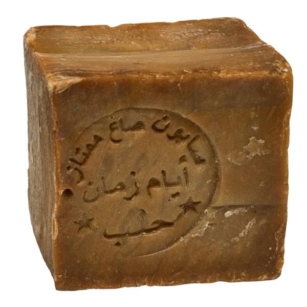 3er-Set Original Aleppo-Seife - handgemacht in Syrien - 100% natürlich-vegan-Olivenöl-Lorbeeröl 20% - sanft-feuchtigkeitsspendend-antibakteriell - 3x200g