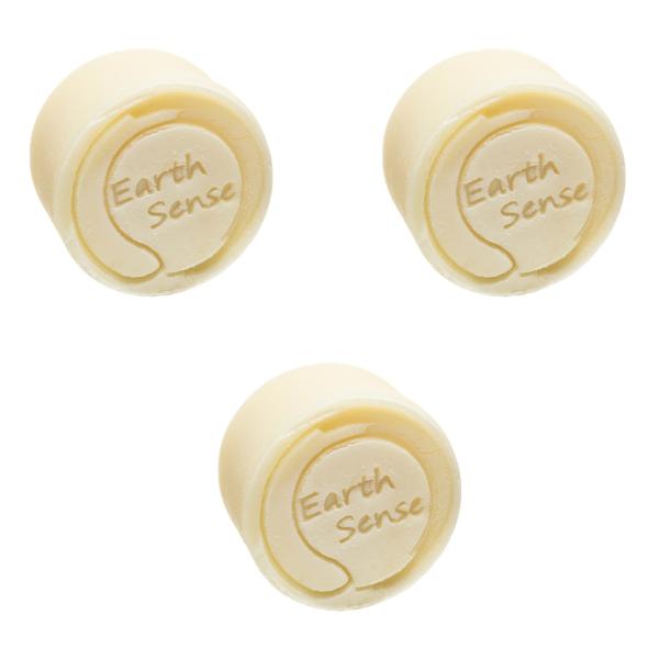 3er-Set Festes Bio Shampoo - Arganöl & Sandelholz - Palmölfrei, Vegan, Handgefertigt, 60g je - Pflegeshampoo mit 77% kaltgepressten Ölen