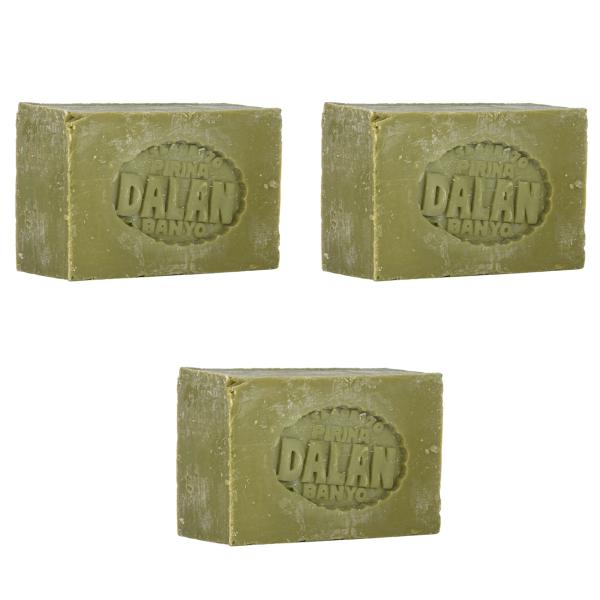 3er-Set Naturseife mit Oliven- & Lavendelöl - Vegane 3-in-1 Pflege für Hände, Körper & Haare - 150g feste Seife für alle Hauttypen - Plastikfrei & pflegend