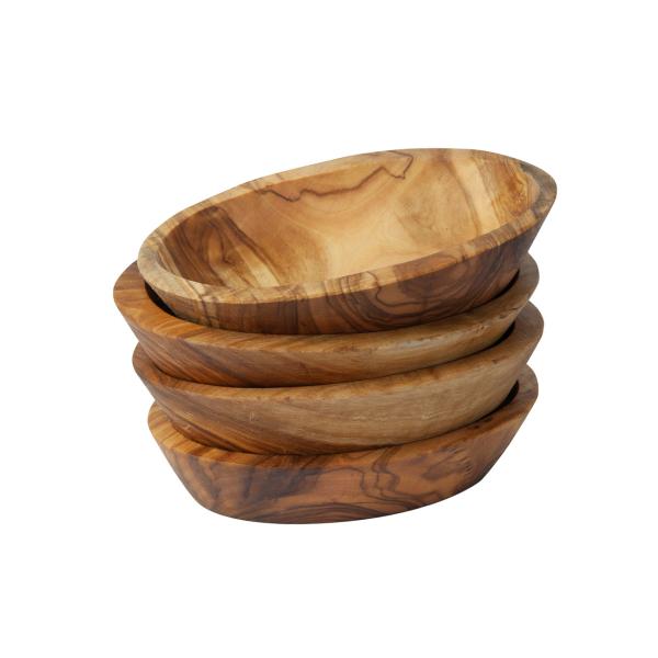 Schalen-Set, 4-teilig, ovale Schälchen, Länge jeweils 10 cm