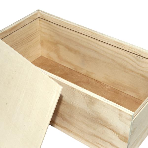 Kosmetiktuch-Box aus Holz Natur Taschentuchspender - Stilvolles Bad-Accessoire für Zuhause & Reise - 25x13x9,2 cm - HDF Braun mit grosser Öffnung