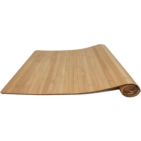 Bodenmatte aus Bambus, natur, 50 x 80 cm