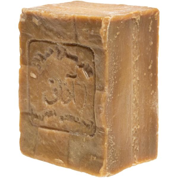 Echte Aleppo-Seife, handgemacht in Syrien, 100% natürliche Inhaltsstoffe, mit Seifenablage