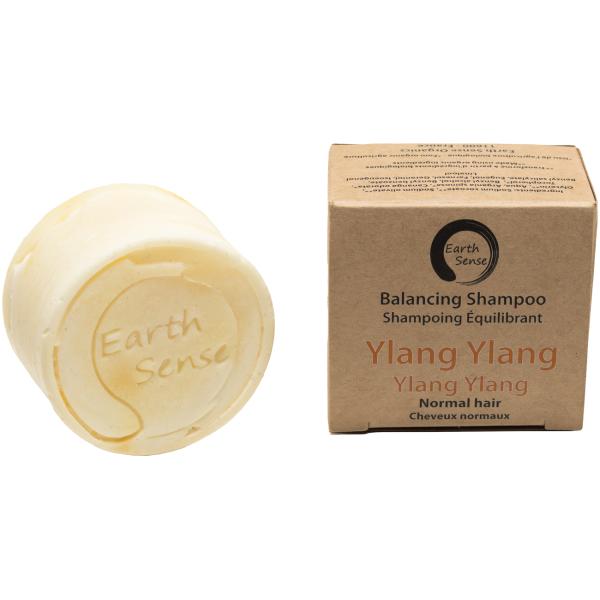 Festes Bio Shampoo Argan-Öl & Ylang-Ylang - Palmölfrei Vegan Handgefertigt - 60g - Für alle Haartypen - COSMOS ORGANIC zertifiziert