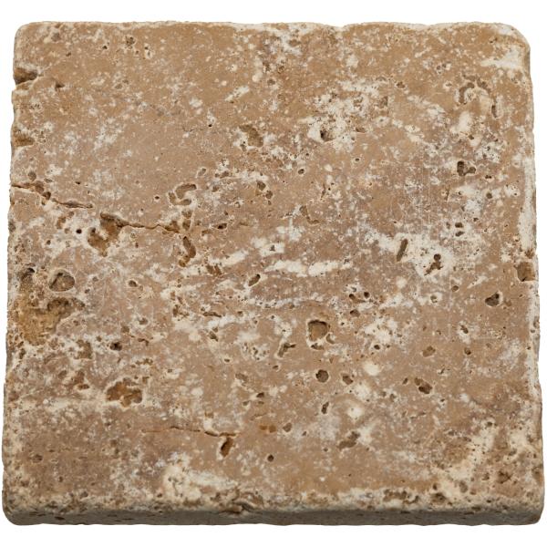 3er Set Seifenablagen aus Travertin, quadratisch - Handgefertigt, gesundheitlich unbedenklich, 3 Farbkombinationen - 10x10cm für Bad & WC