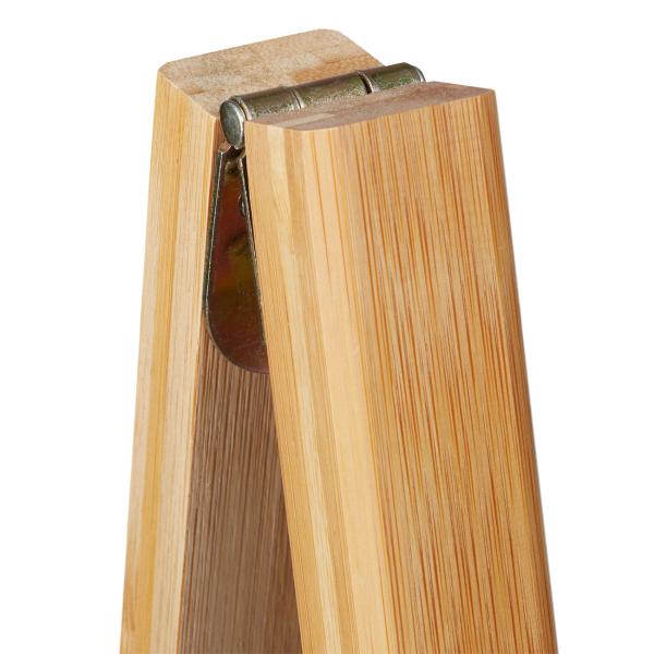 Handtuchleiter Bambus - 4 Sprossen - klappbar, zusammenfaltbar - 180x42x2cm - Hand- Badetuchhalter - kein Bohren