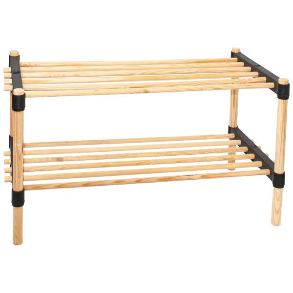 Variables Kiefernholz-Regal – Flexibles Holzregal mit 7 Böden, vielseitiges Stauraum-Regal, 56x28x110cm, braun – Ideal für Bücher, Kosmetik, Deko & mehr