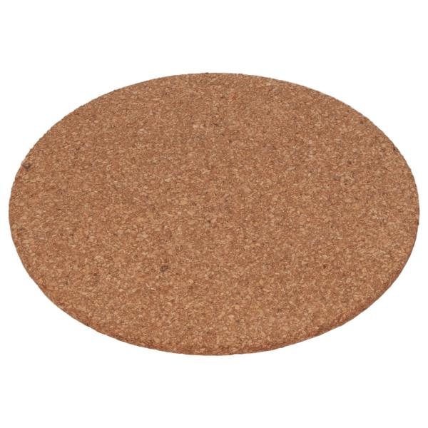 Kork Untersetzer 6er-Set - Rund, naturfarben & hitzebeständig für Töpfe, Pfannen & Gläser - Ø 195x5mm - Schützt vor Flecken & Kratzern