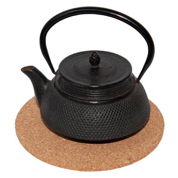 Kork Untersetzer 6er-Set - Rund, naturfarben & hitzebeständig für Töpfe, Pfannen & Gläser - Ø 195x5mm - Schützt vor Flecken & Kratzern