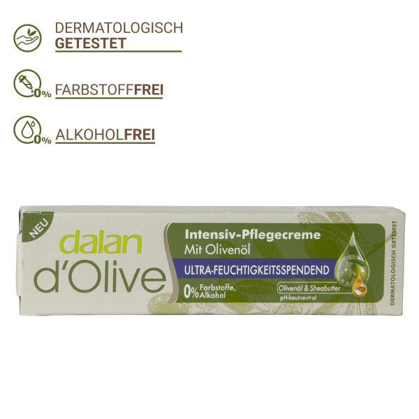 Geschenkset Olive - Intensive Feuchtigkeitspflege für trockene Haut mit ägäischem Olivenöl - Intensivcreme (20ml)-Feuchtigkeitscreme (60ml)-Seife (100g)