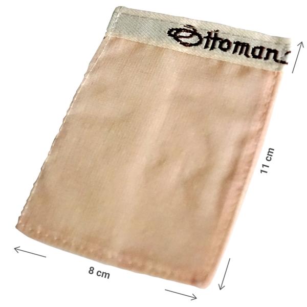 Seiden Peelinghandschuh - Sanftes Gesichtspeeling & Körperpeeling - 100% Kokonseide ohne Schadstoffe - Fördert Durchblutung & Hautregeneration - 11x8cm