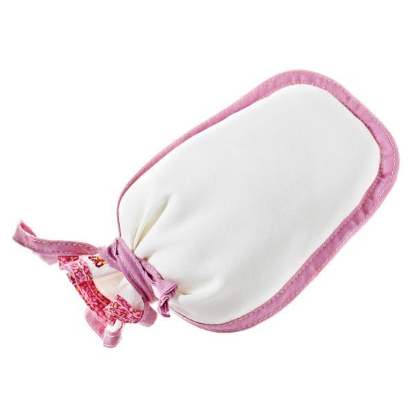 Peelinghandschuh Pink Butterfly – Sanftes Körperpeeling für Gesicht & Körper, fördert Durchblutung & Hautatmung – Ohne Schadstoffe, Anti-Cellulite-Effekt