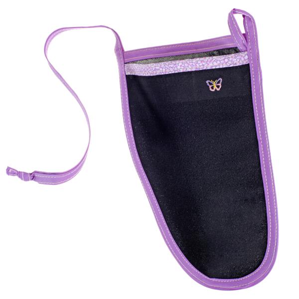 Peelinghandschuh Black Butterfly - Sanftes Körperpeeling für Gesicht & Körper - 40% Viskose 30% Acetat 30% Polyester - Anti-Cellulite-Effekt