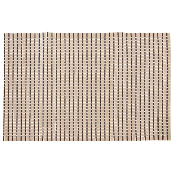 Bambus Platzset Natur - Dekoratives Tischset schützt Oberflächen vor Kratzern & Flecken - Braun, 30x45cm - Stilvoll, langlebig, umweltfreundlich
