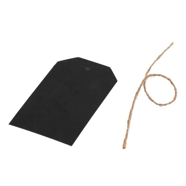 6er-Set Kratzpapier Geschenkanhänger Regenbogen - Etiketten zum Aufhängen für fantasievolle Gestaltung - Schwarz/Bunt Papier 11x13x0,4cm