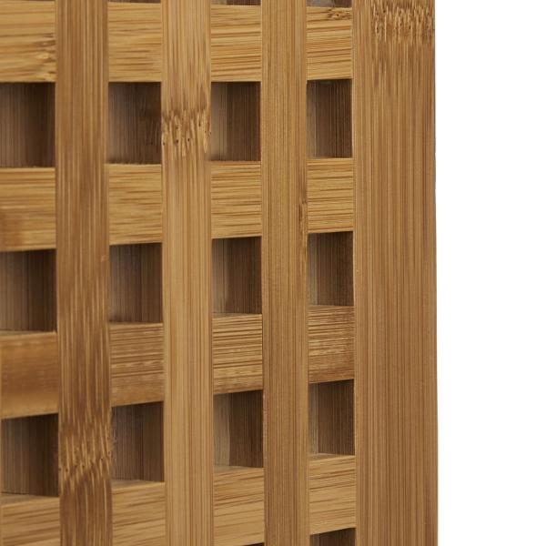 Bambus Untersetzer 2er Set - Quadratischer Topfuntersetzer für Töpfe & Pfannen - 20x20x4cm - Hitzeschutz für Esstisch & Arbeitsflächen - Robust & langlebig