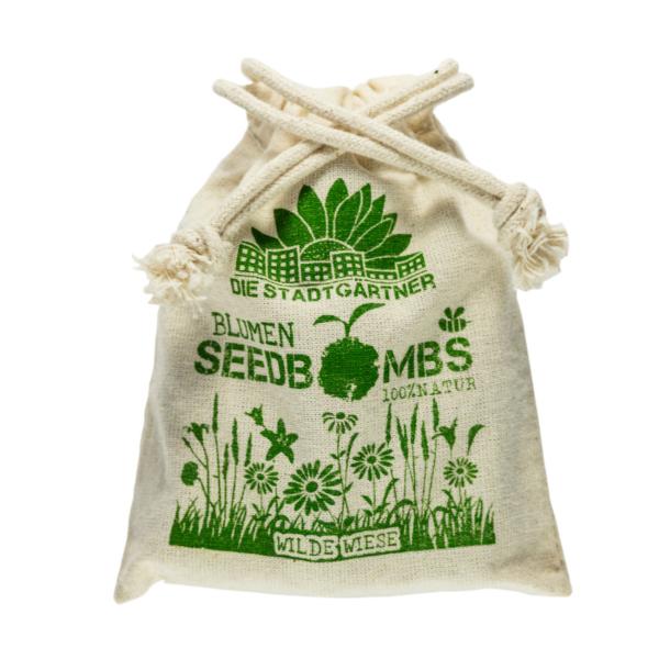 Samenbomben Wilde Wiese 8er-Set - Saatbomben mit 54 Samenarten für Garten & Balkon - Handgemacht aus Naturmaterialien - Bis 2 Jahre haltbar