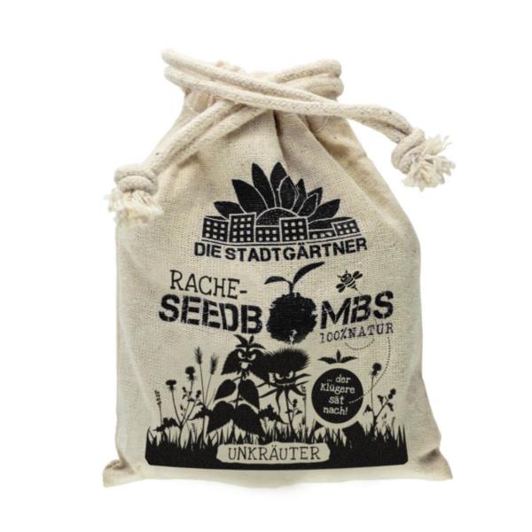 Samenbomben Unkraut 8er-Set - 19 Sorten für Rache & Garten - Handgefertigt, 100% Naturmaterialien, bis 2 Jahre haltbar