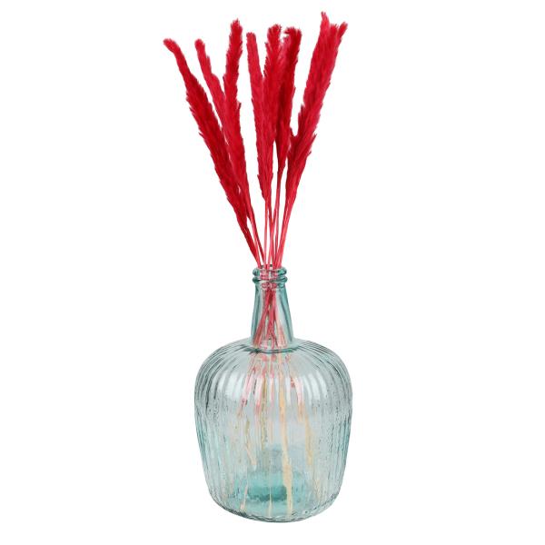 Pampasgras Getrocknet 10er-Bund fuchsia 75cm - Natur Trockenblumen Deko für Vasen & Gestecke - Federleicht Flauschig Langlebig - Kein Giessen