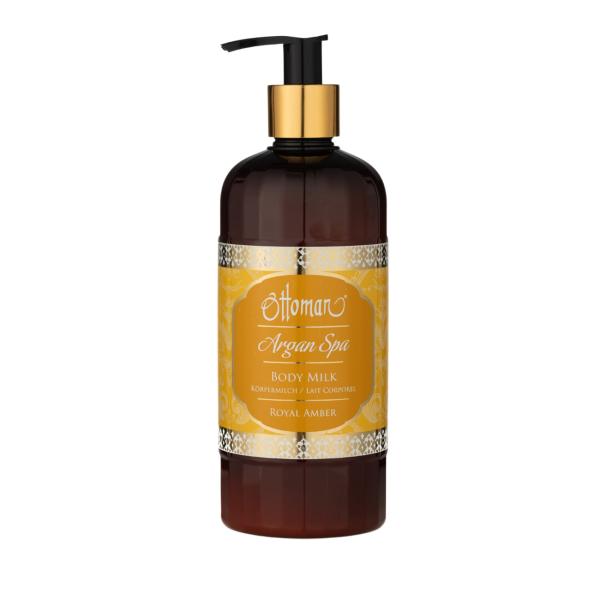 Bodylotion mit Arganöl - Pflegende Körpermilch für seidig-weiches Hautgefühl & Feuchtigkeit - 400ml Spender - Für jeden Hauttyp - Antioxidantienreich