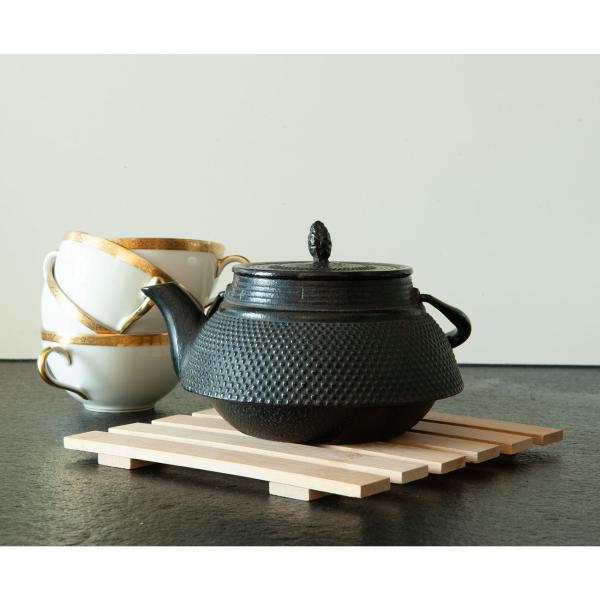 Bambus Untersetzer - Topfuntersetzer & Pflanzenuntersetzer rustikal - durchbrochenes Design, 17,5x18cm, langlebig, wasserbeständig, pflegeleicht