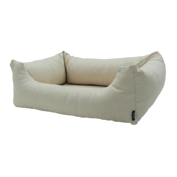 Hundebett Eco - Waschbar & Wasserabweisend - 100x80x25cm Beige - Recyceltes Material - UV-Schutz - Antibakteriell - Made in Europe