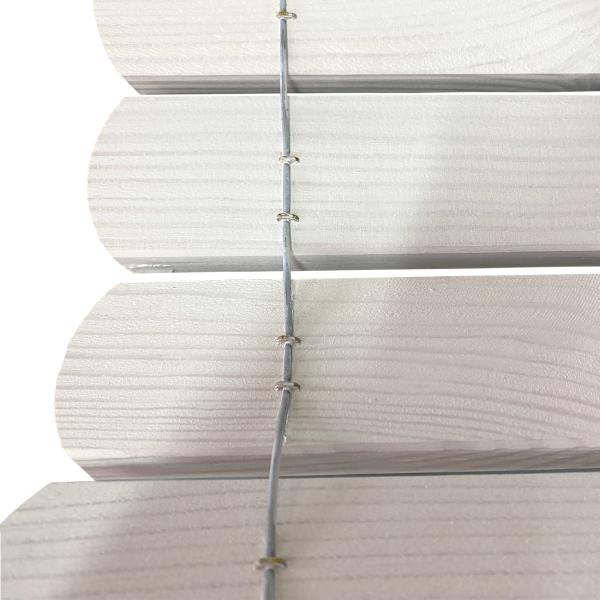 Fichtenholz Beetbegrenzung Hellgrau - Beetumrandung für Garten & Mini-Hochbeet - 200x30/45cm - Rustikale Optik - einfach in Boden stecken