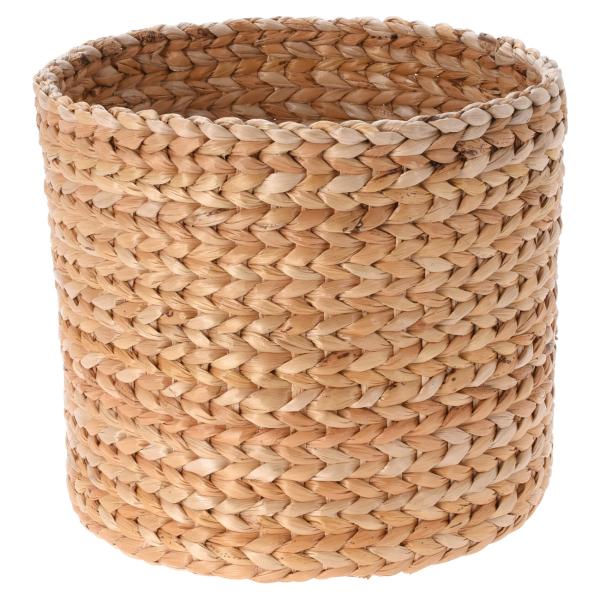 Ordnungskörbe rund aus Bananenblättern 3er-Set - Stilvolle Organizer für Zuhause - Natur-Design - 36x30, 30x29, 25x25cm - Nachhaltig & vielseitig einsetzbar