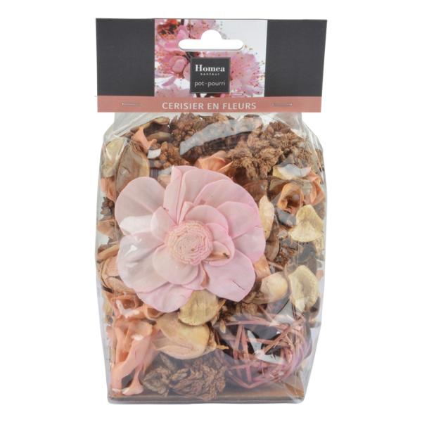 Potpourri-Mix Kirschblüte - Dekorative Trockenblüten rosa 110g - Romantische Deko Basteln - Naturmaterialien duftend & farblich abgestimmt
