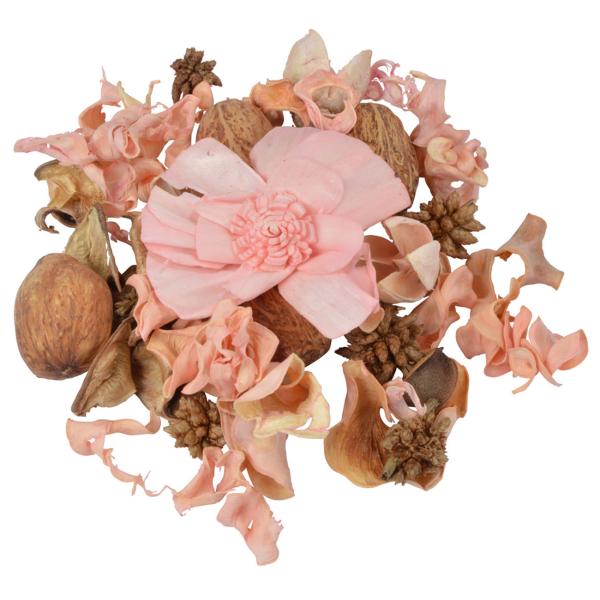 Potpourri-Mix Kirschblüte - Dekorative Trockenblüten rosa 110g - Romantische Deko Basteln - Naturmaterialien duftend & farblich abgestimmt