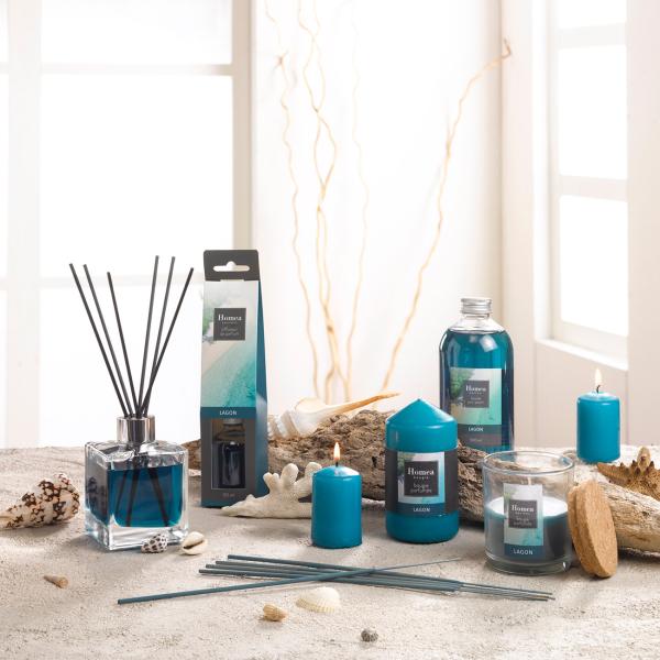 Potpourri-Mix Lagune - Dekorative Trockenblüten & Naturmaterialien - Blau/Grün/Braun - 110g - Für vielseitige Deko, Basteln & als Füllmaterial