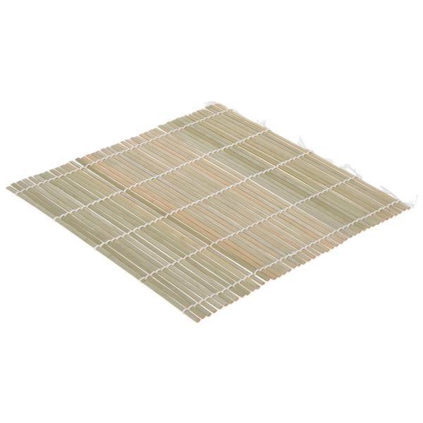 Bambus Sushimatte 24x24cm - Sushi Maker für einfache & perfekte Zubereitung - Dichte, gleichmässige Struktur - Nicht spülmaschinenfest